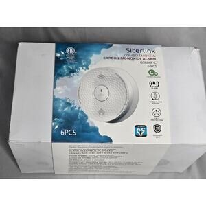 Siterlink Combo Smoke & Carbon Monoxide Alarm (6 Pack) – Model GS886F-C